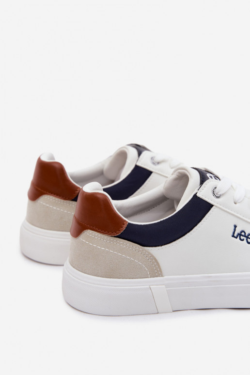 Chaussures décontractées pour hommes LEE BRIXTON MEN LOIN 50261024.1FG couleur blanche