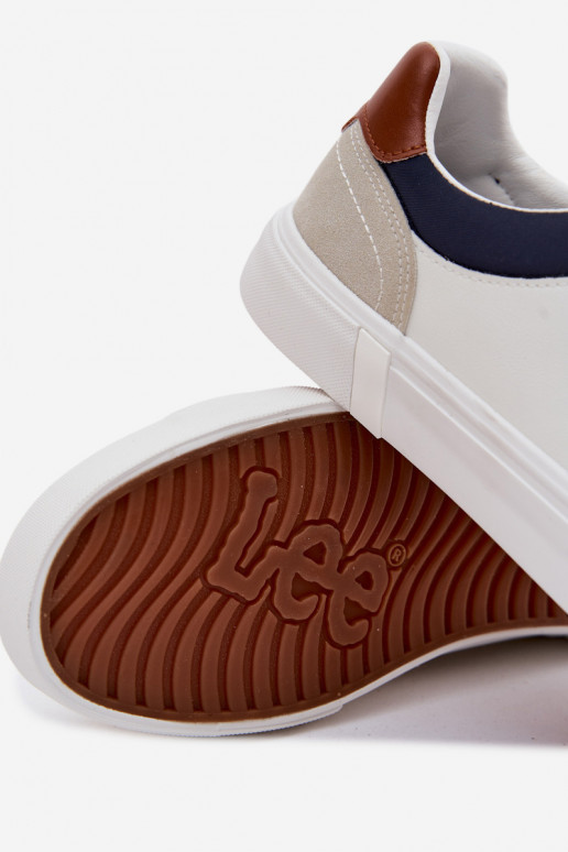 Chaussures décontractées pour hommes LEE BRIXTON MEN LOIN 50261024.1FG couleur blanche