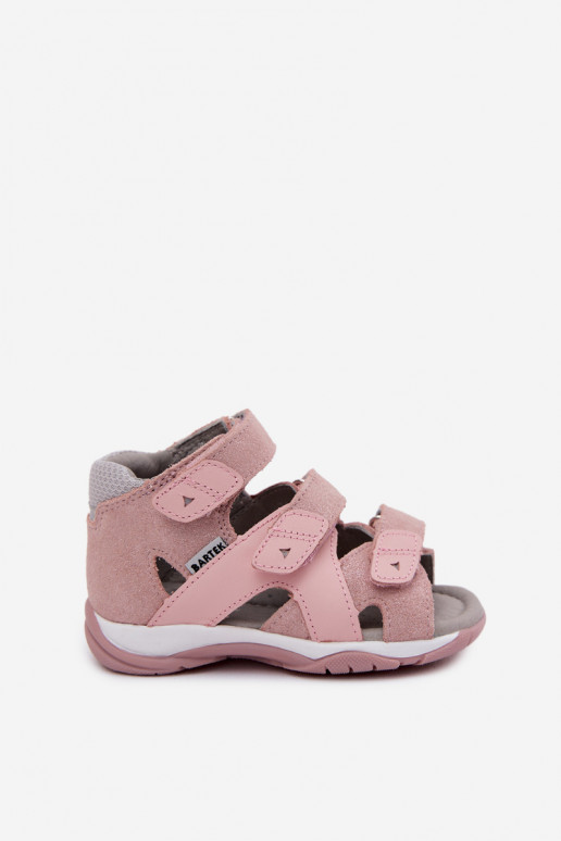 Sandales pour femmes pour les enfants avec éclat Bartek 84405-85 couleur rose