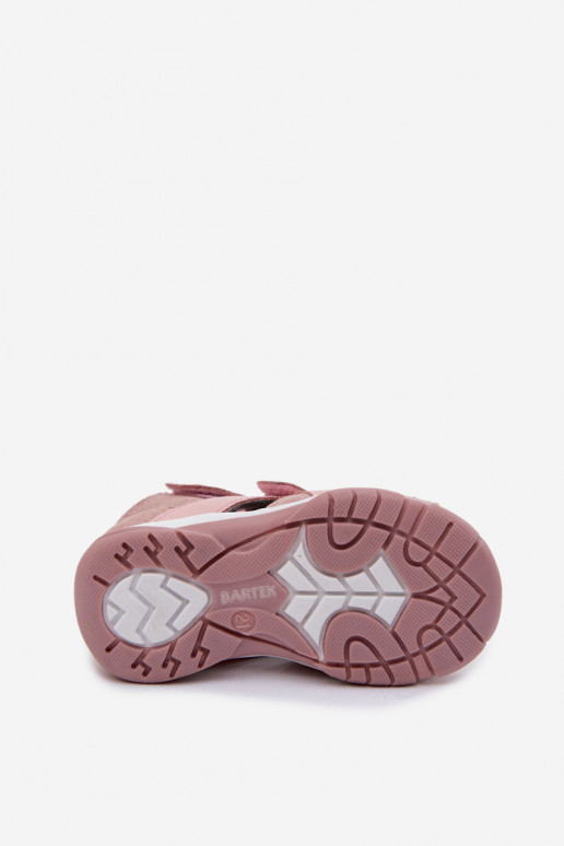 Sandales pour femmes pour les enfants avec éclat Bartek 84405-85 couleur rose