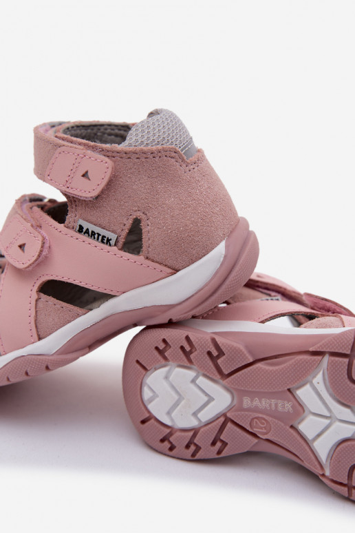 Sandales pour femmes pour les enfants avec éclat Bartek 84405-85 couleur rose