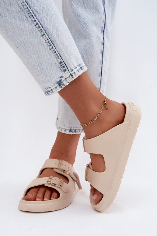 Mules légères pour femmes D.Franklin DFSH413003 couleur sable