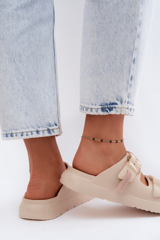 Mules légères pour femmes D.Franklin DFSH413003 couleur sable
