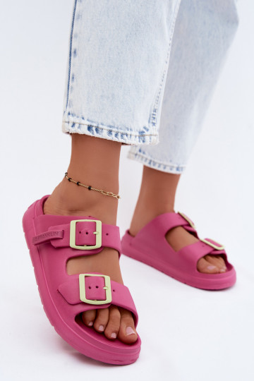 Chaussons légers pour femmes avec boucles D.Franklin DFSH413005 rose 2