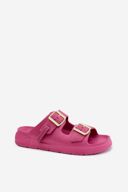 Chaussons légers pour femmes avec boucles D.Franklin DFSH413005 rose