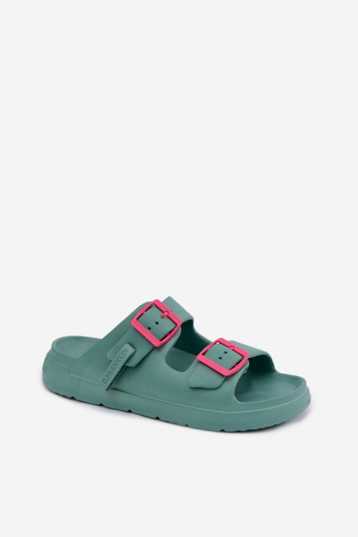 Chaussons légers pour femmes avec boucles D.Franklin DFSH413005 bleu