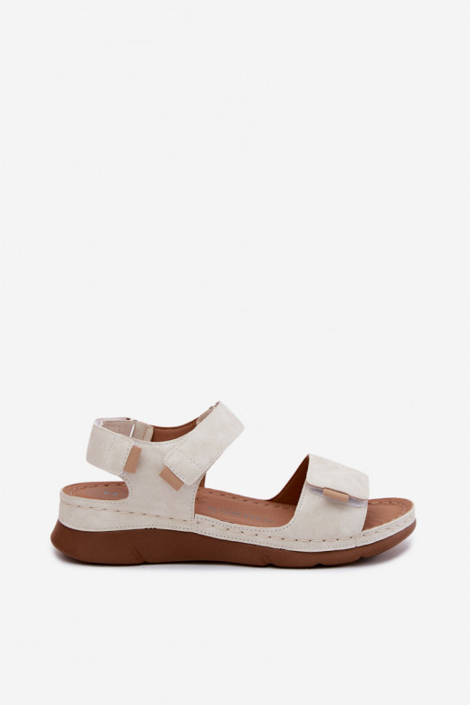 Sandales à plateforme pour femmes couleur blanche Linora