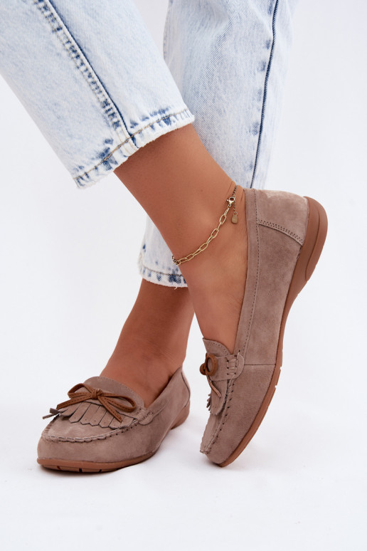 mocassins pour femmesActivéturalnego en daimu beige Vantae