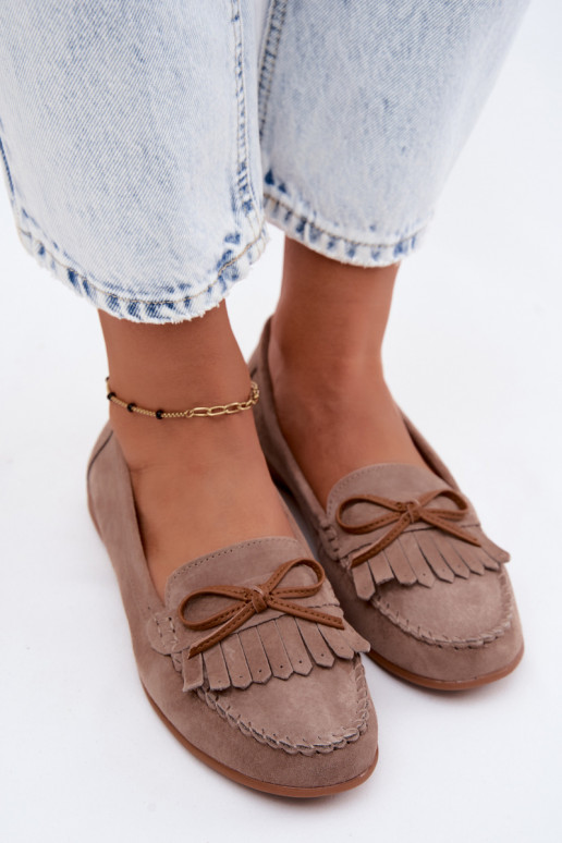 mocassins pour femmesActivéturalnego en daimu beige Vantae