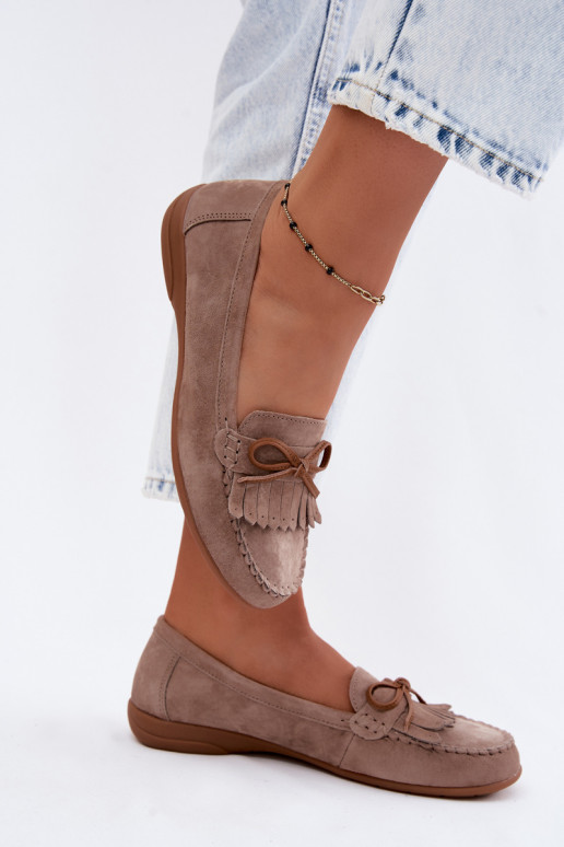 mocassins pour femmesActivéturalnego en daimu beige Vantae