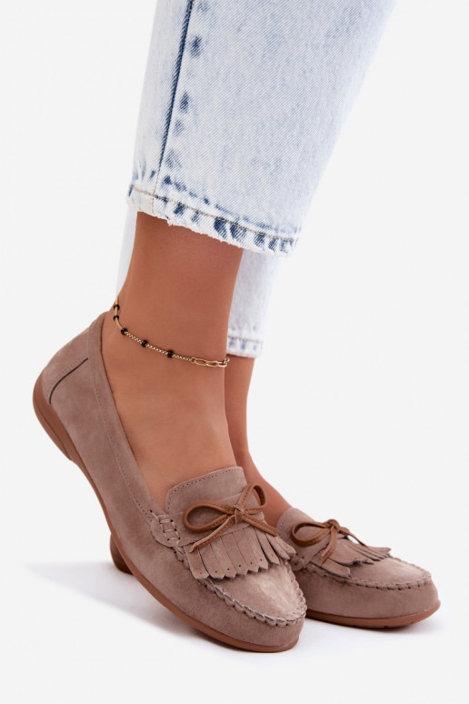 mocassins pour femmesActivéturalnego en daimu beige Vantae