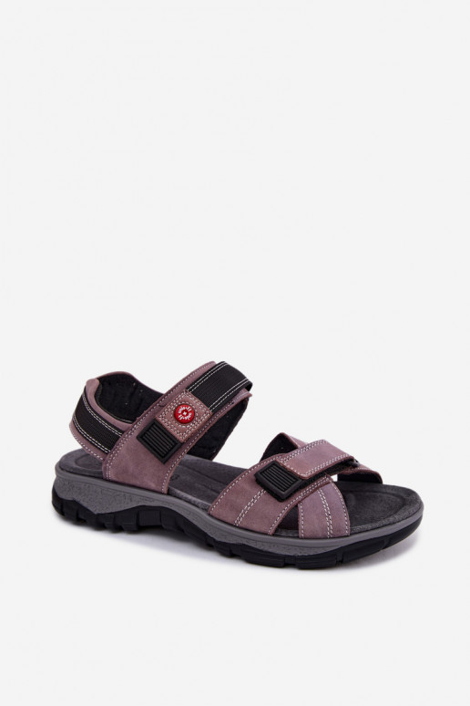 Sandales pour femmes en daim synthétique avec fermetures adhésives LaĮendoĮe Blingy