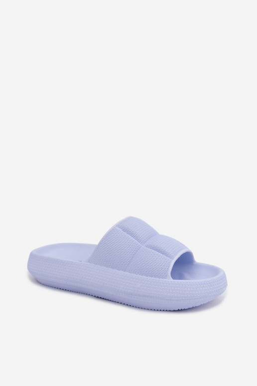 Pantoufles légères Pantoufles pour femmes Vinceza 76052 couleur bleue