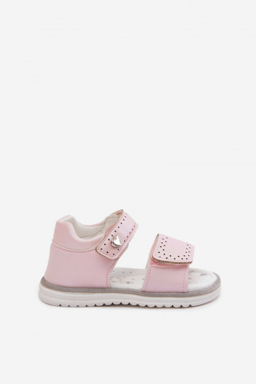 Sandales pour enfants de couleur rose Lemony 2