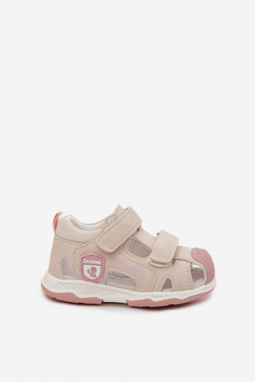 des sandales pour les enfants avec attaches adhésives beige Ambera 2