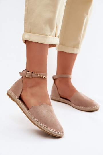 EspadrillesImitacji en daimu Vinceza 23-34594 beige 2