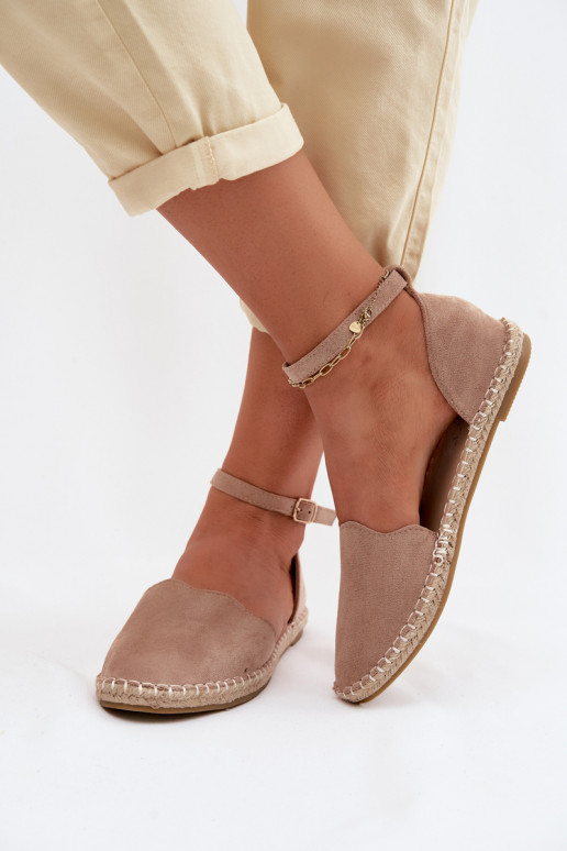 EspadrillesImitacji en daimu Vinceza 23-34594 beige