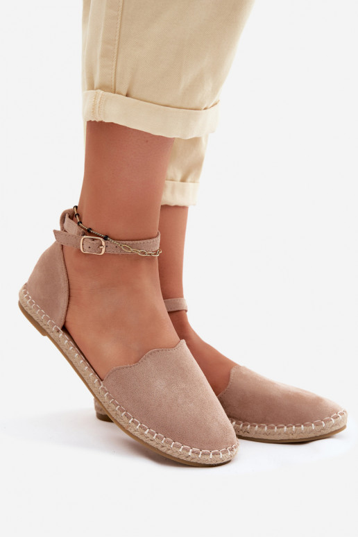 EspadrillesImitacji en daimu Vinceza 23-34594 beige
