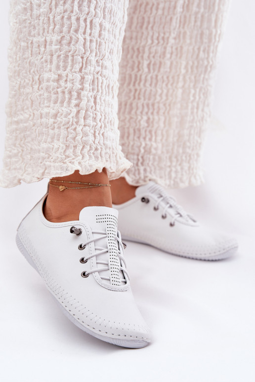 Peau chaussures Féminin Artiker 54C0838 couleur blanche