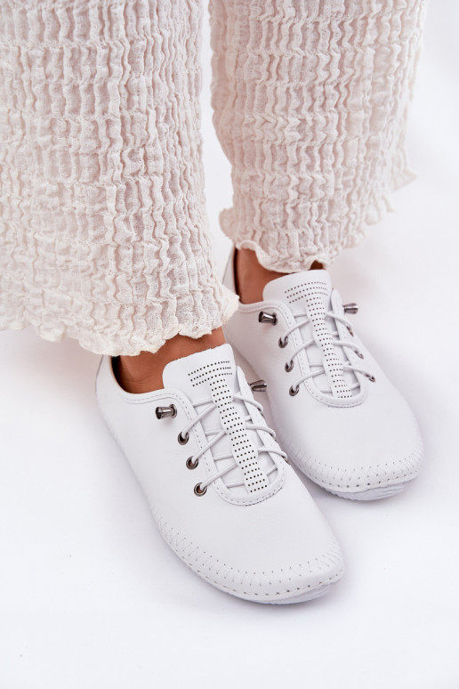 Peau chaussures Féminin Artiker 54C0838 couleur blanche