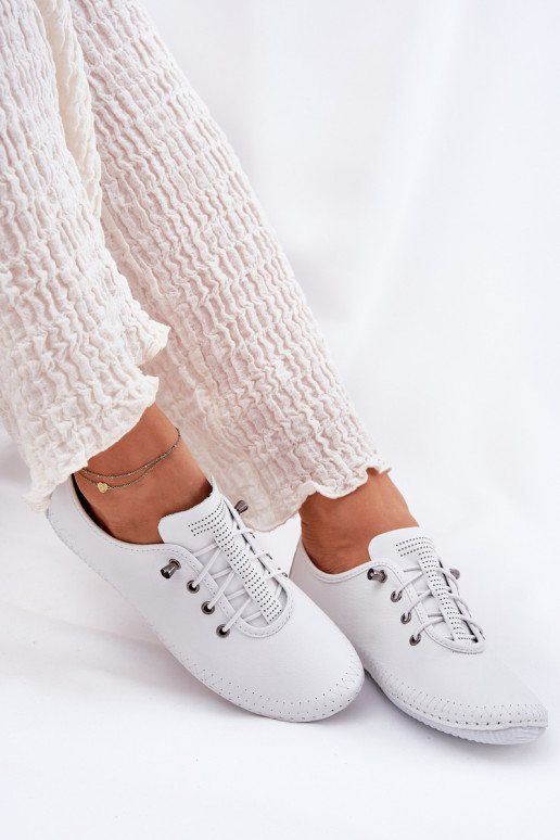 Peau chaussures Féminin Artiker 54C0838 couleur blanche