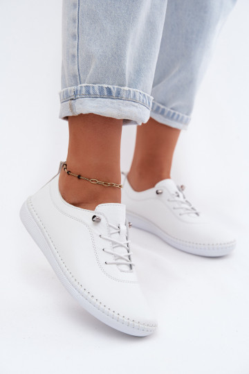 Peau chaussures Féminin Artiker 58C3069 couleur blanche 2