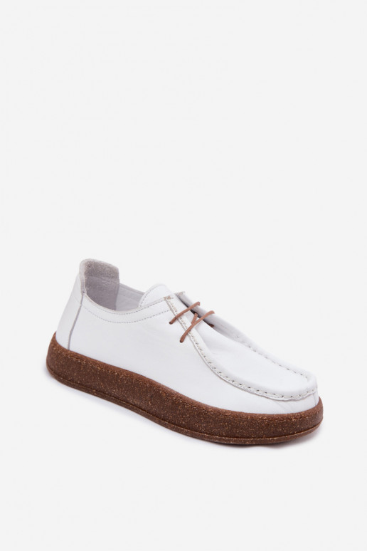 chaussures FémininActivéturalnej Skóry Artiker 58C2628 couleur blanche