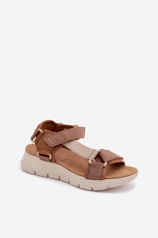 Style sportif Sandales pour femmes Artiker 58C1231 marron