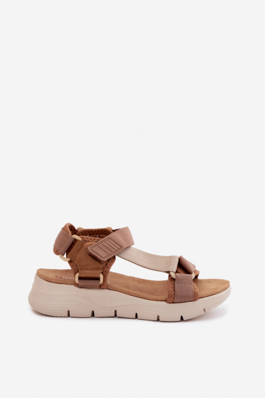 Style sportif Sandales pour femmes Artiker 58C1231 marron