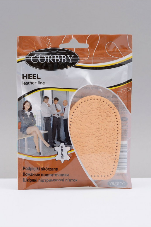 CORBBY chaussettes de talon en cuir