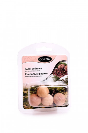CORBBY Boules de cèdre 4 szt.