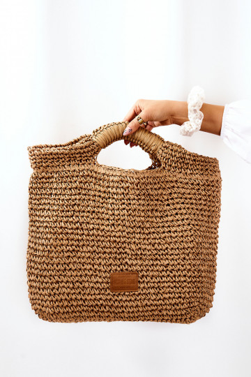 Grand sac à main pour femmes Big Star JJ574103 ivoire