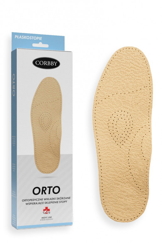 CORBBY ORTO semelles orthopédiques en cuir