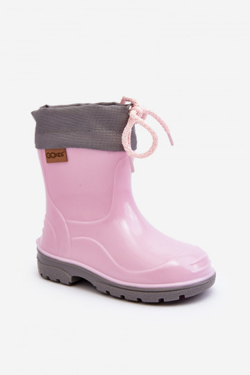 Bottes en caoutchouc roses pour enfants GoKids KIMMY 951