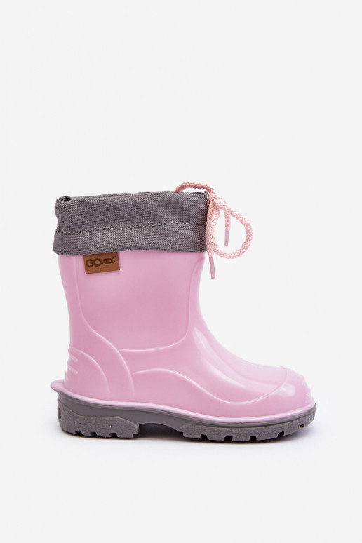 Bottes en caoutchouc roses pour enfants GoKids KIMMY 951