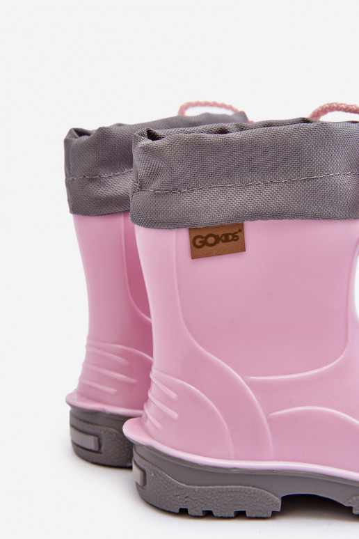Bottes en caoutchouc roses pour enfants GoKids KIMMY 951