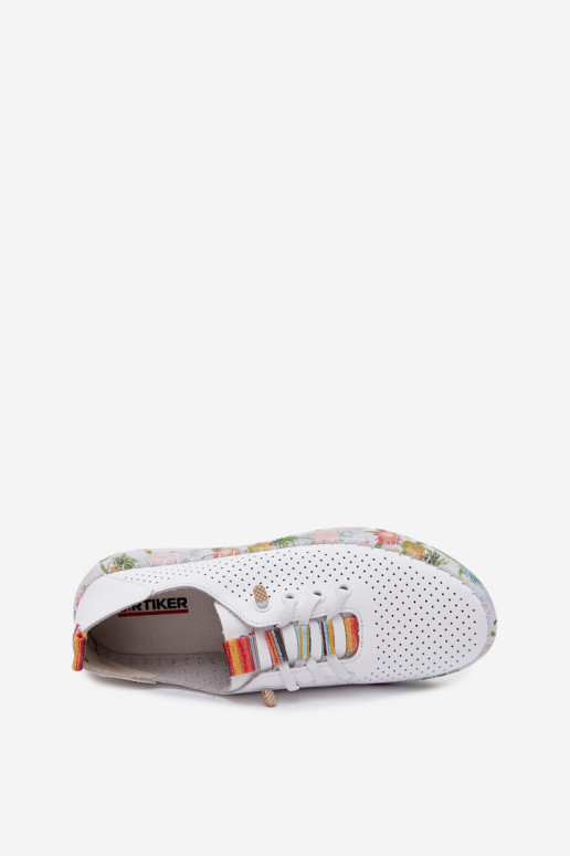 Peau chaussures Féminin Activé À motifsj Platformie Artiker 58C0597 couleur blanche