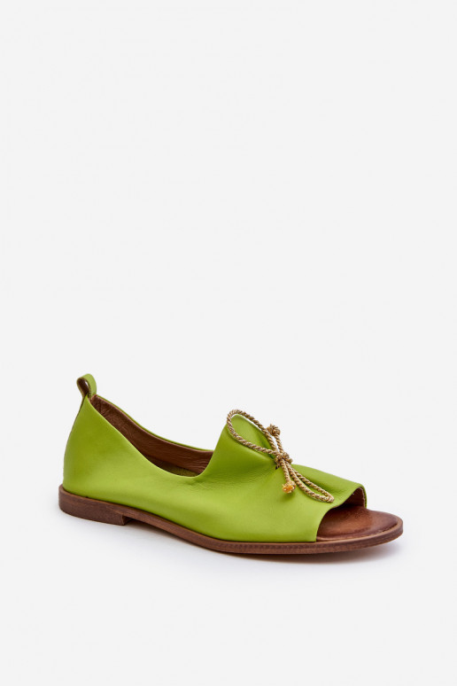Ballerines vert citron Zazoo 2660
