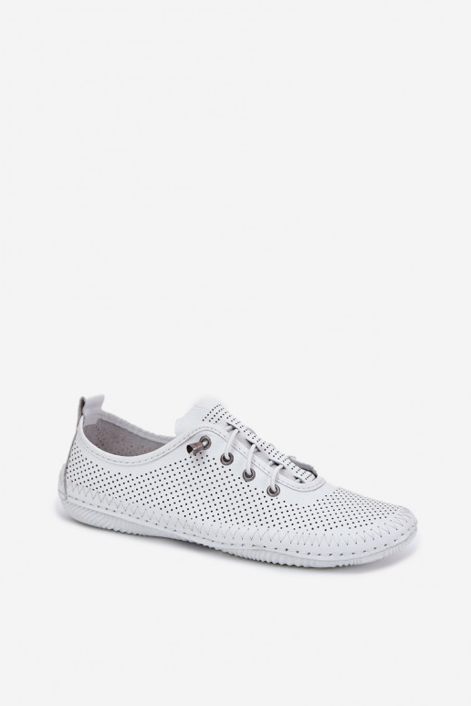 chaussures Féminin Fabriqué en cuir naturel Artiker 54C0831 couleur blanche