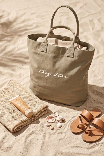 Sac en tissu/sac Big Star RR574235 sable foncé