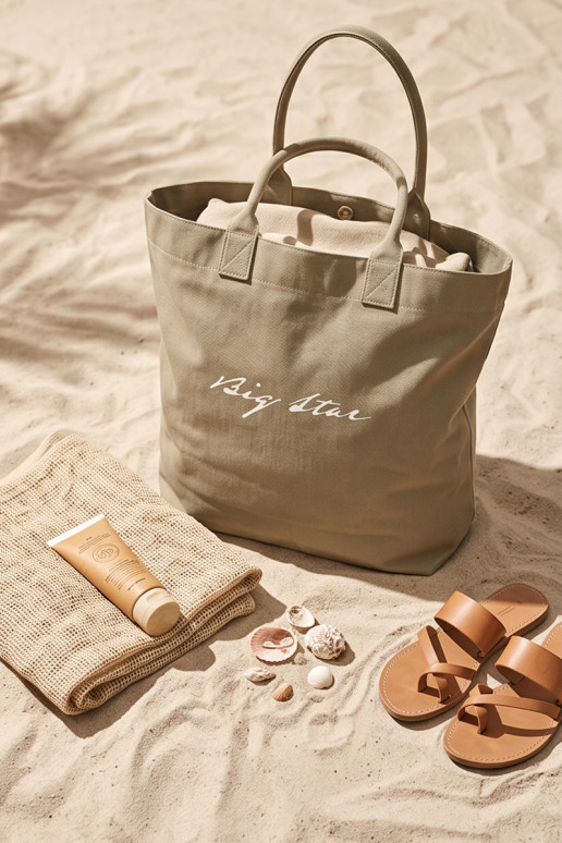 Sac en tissu/sac Big Star RR574235 sable foncé