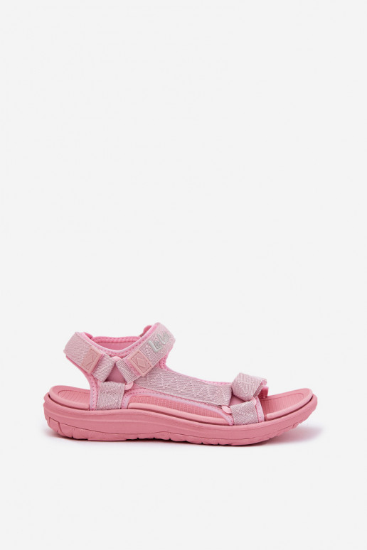 Sandales pour femmes  avec attaches adhésives Lee Cooper LCDANS-25-34-3561L couleur rose