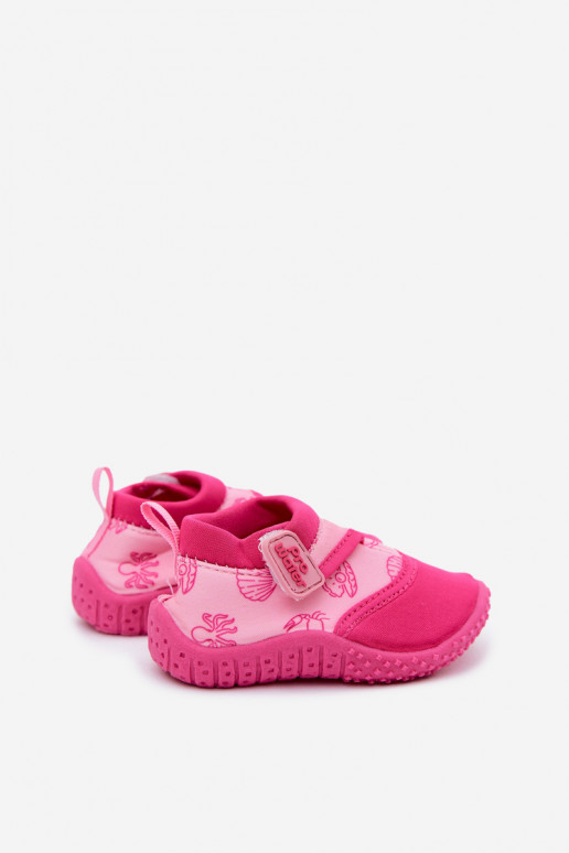 Chaussures pour enfants roses avec fermetures adhésives PROINATER PRO-26-48-101B