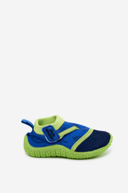 Chaussures pour enfants vertes avec fermetures adhésives PROINATER PRO-26-48-100B