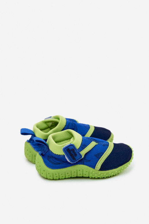 Chaussures pour enfants vertes avec fermetures adhésives PROINATER PRO-26-48-100B