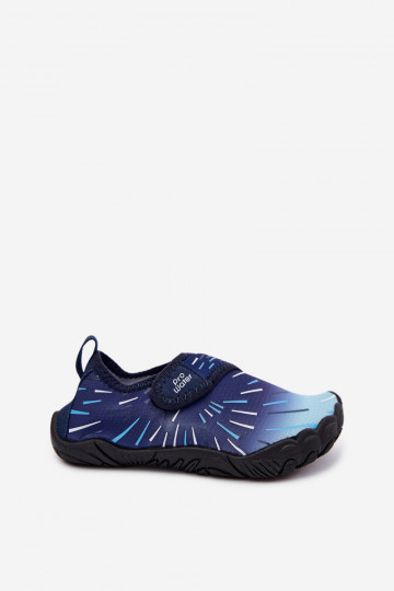 Chaussures pour enfants bleu foncé avec fermetures adhésives PROINATER PRO-26-48-102K 2