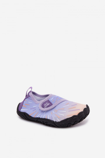 Chaussures pour enfants violettes avec fermetures adhésives PROINATER PRO-26-48-103K
