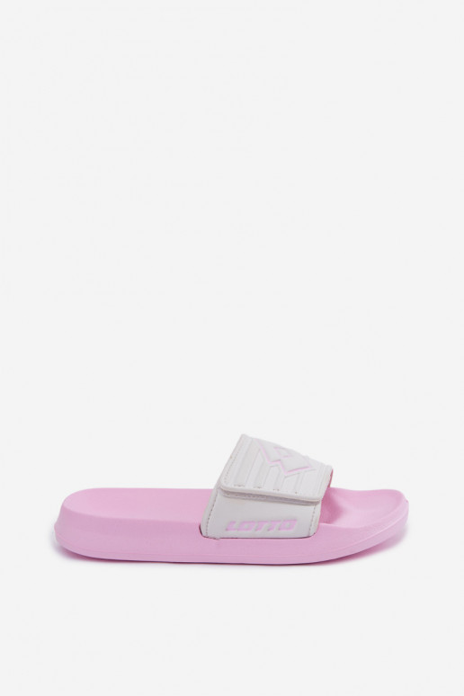 Chaussons roses et blancs pour femmes LOTTO FLYDE 2400941U-4110