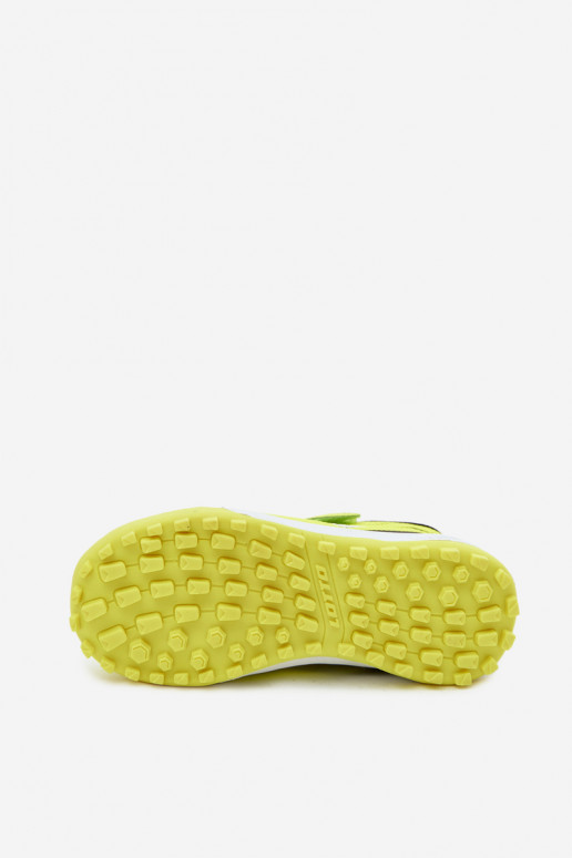 Chaussures pour enfants jaunes néon LOTTO DASHER 2600920