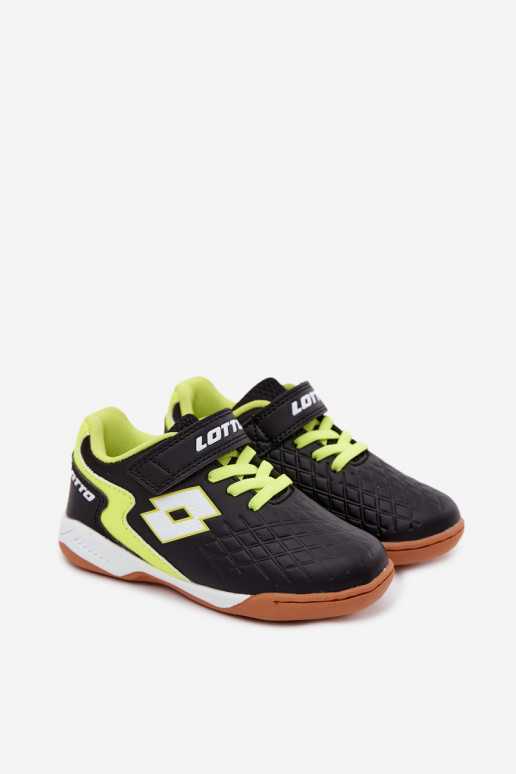 Chaussures pour enfants noires LOTTO DASHER 2600920